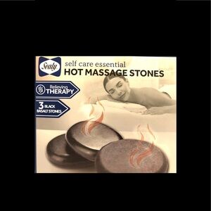Self-Care, 3 Piece Hot Massage Stones, new!